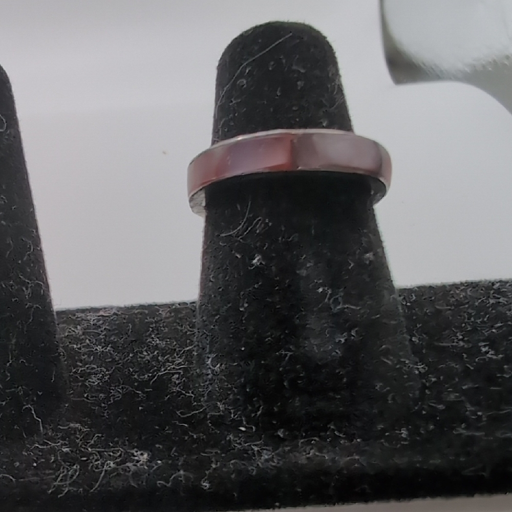 Elegant Pink Band Ring